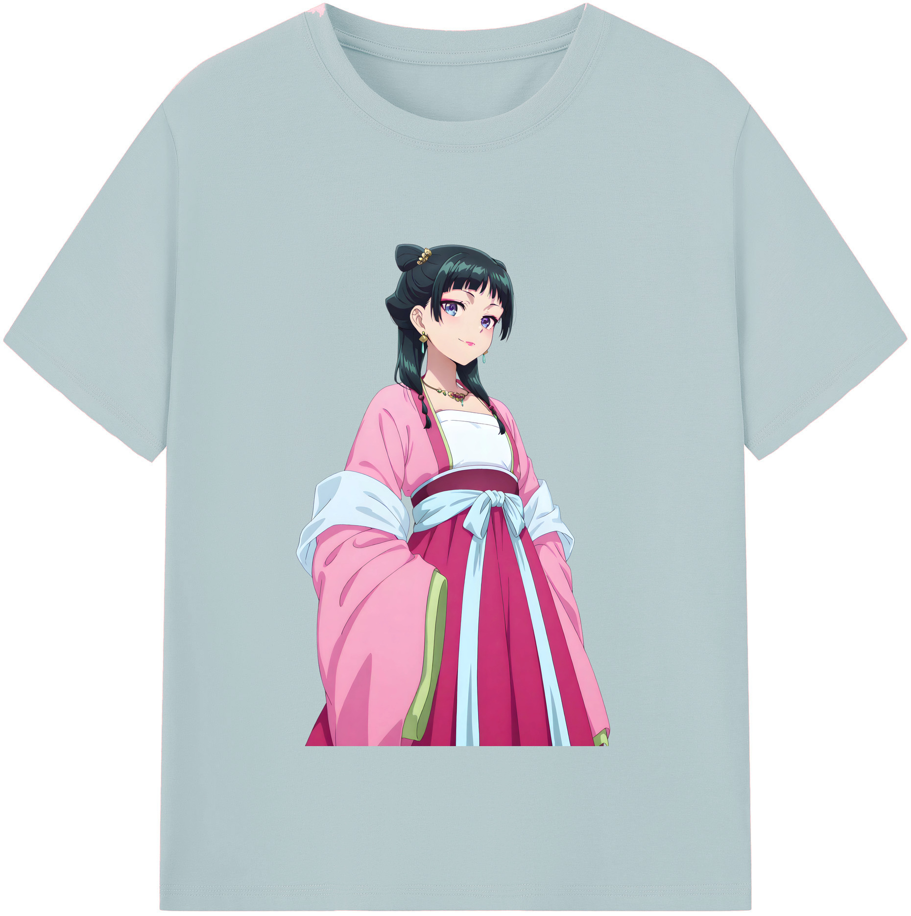 （画像用） 薬屋のひとりごと The Apothecary Diaries 綿100％半袖Tシャツ（フロントプリント）